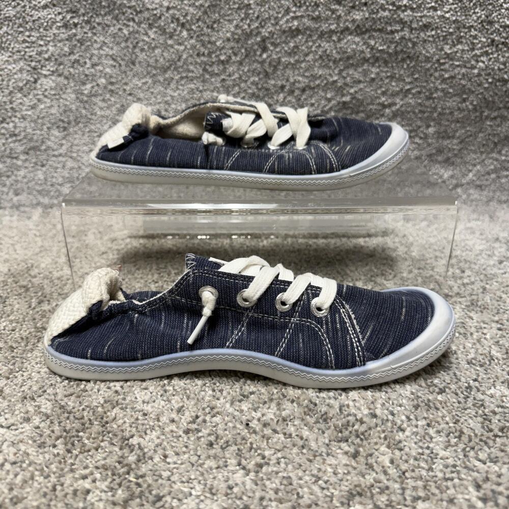 Tommy Bahama Shoes Womens Size 6.5 Blue Canvas Lightweight Sneakers Coastal